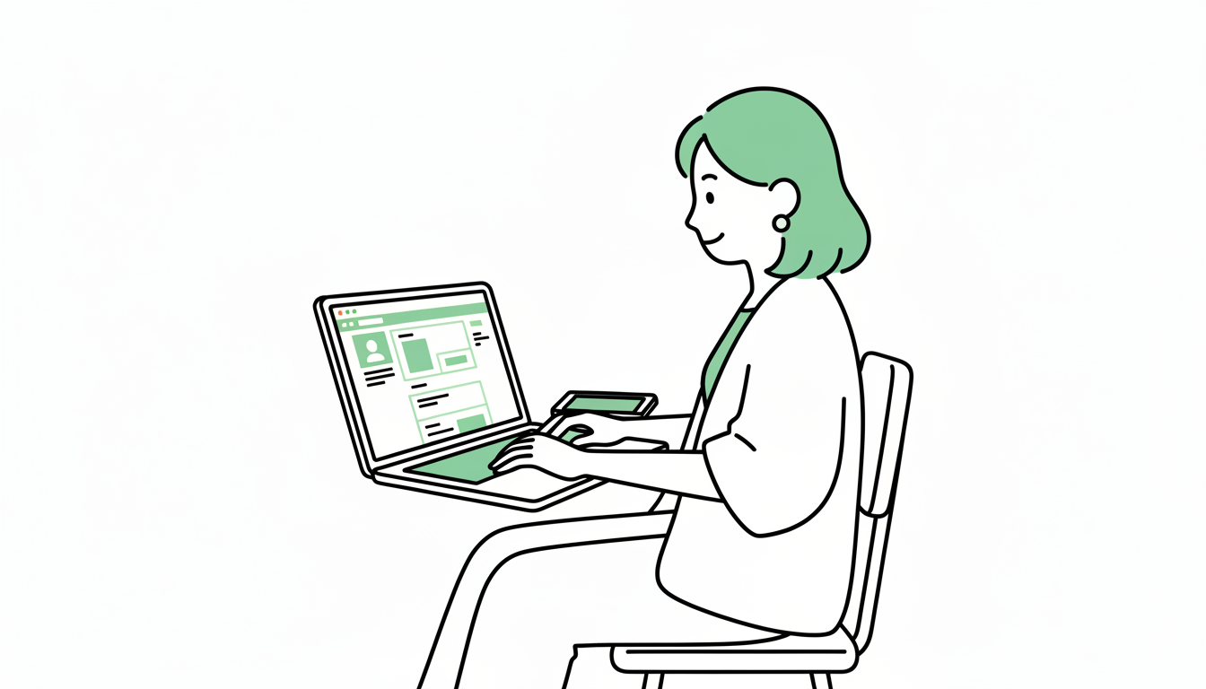 月極契約の必要書類案内イラスト